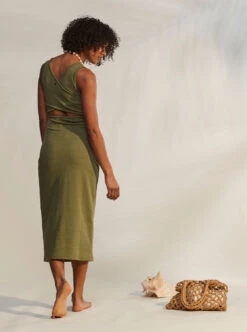 Roxy Good Keepsake - Träger-Midikleid Für Frauen -Modereich Geschaft arjkd03270 roxym gng0 frt3