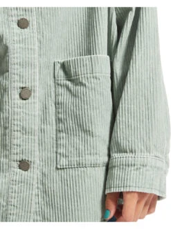 Roxy Kick Back Washed - Langärmliges Kord-Hemd Für Frauen -Modereich Geschaft arjwt03322 roxym bhb0 bck2