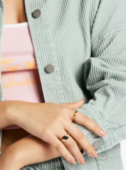 Roxy Kick Back Washed - Langärmliges Kord-Hemd Für Frauen -Modereich Geschaft arjwt03322 roxyw bhb0 frt3