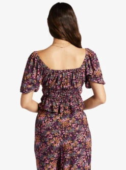 Roxy Warm Winds - Kurzes Top Für Frauen -Modereich Geschaft arjwt03328 roxyw kvj8 bck1