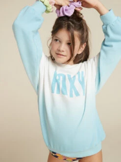 Roxy Im So Blue - Sweatshirt Für Mädchen 4-16 -Modereich Geschaft ergft03879 roxym bft0 bck3