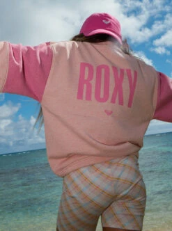 Roxy Ready To Run - Übergroßes Sweatshirt Für Mädchen 4-16 -Modereich Geschaft ergft03885 roxyl mdj0 frt3