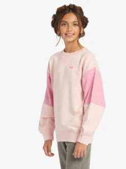 Roxy Ready To Run - Übergroßes Sweatshirt Für Mädchen 4-16 -Modereich Geschaft ergft03885 roxyw mdj0 frt2