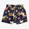 Roxy Blue Ocean Floor - Elastische Shorts Für Mädchen 4-16