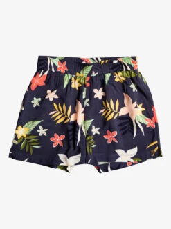 Roxy Blue Ocean Floor - Elastische Shorts Für Mädchen 4-16