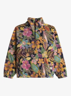 Roxy Let It All Go - Fleece Mit Halbreißverschluss Für Mädchen -Modereich Geschaft ergpf03057 roxyf bsp7 frt1