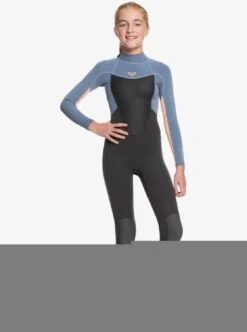 Roxy 4/3mm Prologue - Neoprenanzug Mit Reißverschluss Am Rücken Für Mädchen 4-16 -Modereich Geschaft ergw103022 roxyw xksn frt1 1