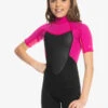 Roxy 2/2mm Prologue - Kurzärmliger Back-Zip-Springsuit Für Mädchen 8-16