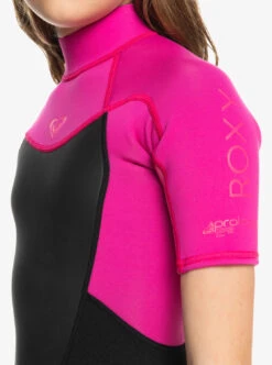 Roxy 2/2mm Prologue - Kurzärmliger Back-Zip-Springsuit Für Mädchen 8-16 -Modereich Geschaft ergw503008 roxyw mpc0 frt3