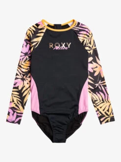 Roxy Active Joy - Langärmliger Rashguard-Einteiler Für Mädchen 6-16 -Modereich Geschaft ergwr03329 roxyf kvj8 frt1