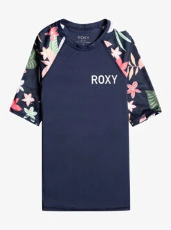 Roxy Printed Sleeves - Rash-West Mit 3/4-Ärmeln Für Mädchen 6-16