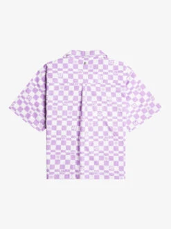 Roxy Living Off The Land - Kurzärmliges Hemd Für Mädchen 10-16 -Modereich Geschaft ergwt03112 roxyf xmmw bck1