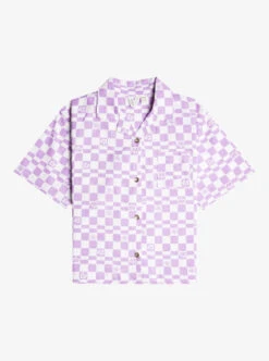 Roxy Living Off The Land - Kurzärmliges Hemd Für Mädchen 10-16 -Modereich Geschaft ergwt03112 roxyf xmmw frt1