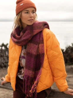 Roxy Cute Blush - Kariertes Halstuch Für Frauen