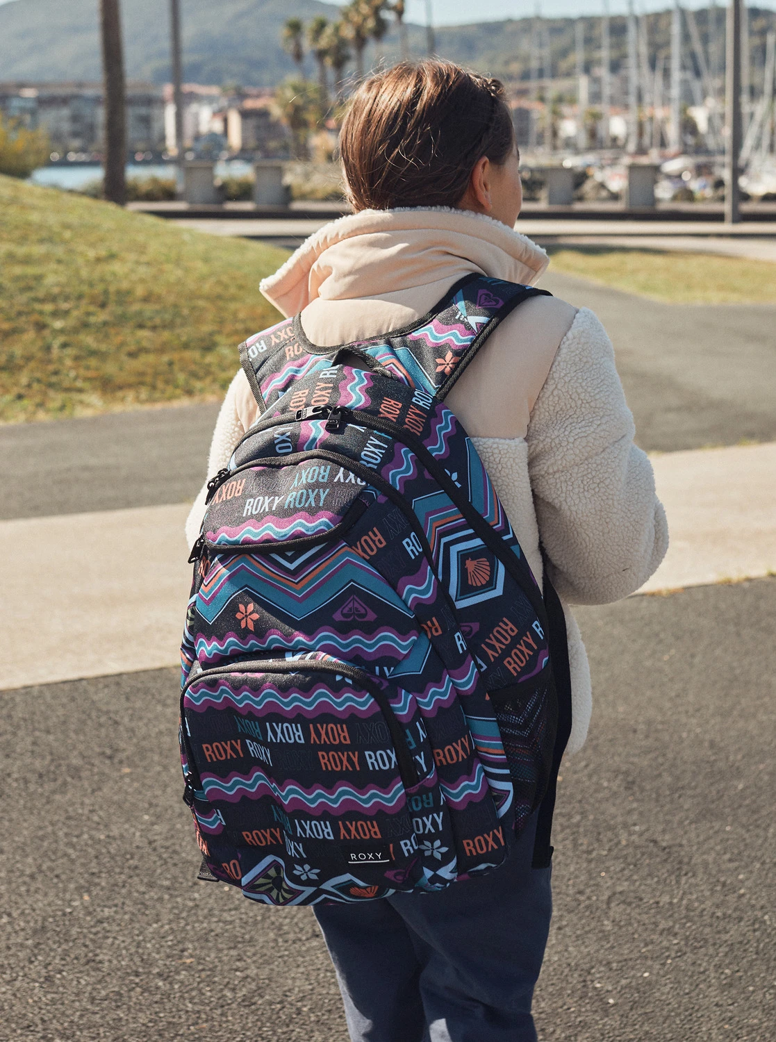 Roxy Shadow Swell Printed 24L - Mittelgroßer Rucksack Für Frauen 1 Roxy Shadow Swell Printed 24L - Mittelgroßer Rucksack Für Frauen