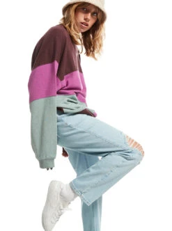 Roxy Fresh Way Mid - Jeans Mit Straight Fit Für Frauen -Modereich Geschaft erjdp03291 roxym bfn0 bck3