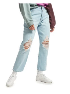 Roxy Fresh Way Mid - Jeans Mit Straight Fit Für Frauen -Modereich Geschaft erjdp03291 roxym bfn0 frt1