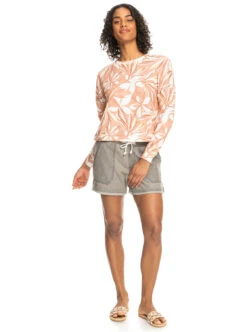 Roxy Milady Beach Grey Regular - Jeansshorts Für Frauen -Modereich Geschaft erjds03283 roxyw skp0 frt9