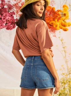 Roxy Fire Away High - Denim-Shorts Für Frauen -Modereich Geschaft erjds03308 roxym bmtw bck1