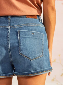 Roxy Fire Away High - Denim-Shorts Für Frauen -Modereich Geschaft erjds03308 roxym bmtw bck2