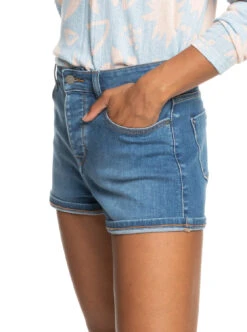 Roxy Fire Away High - Denim-Shorts Für Frauen -Modereich Geschaft erjds03308 roxyw bmtw frt2