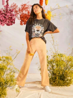 Roxy Chain Mail - Rippstrick-Jogginghose Für Frauen -Modereich Geschaft erjfb03391 roxym clp0 bck8