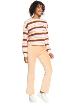 Roxy Chain Mail - Rippstrick-Jogginghose Für Frauen -Modereich Geschaft erjfb03391 roxyw clp0 frt9