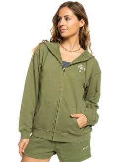 Roxy Surf Stoked - Kapuzenpulli Mit Reißverschluss Für Frauen -Modereich Geschaft erjft04687 roxyw gng0 frt1