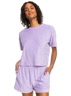 Roxy Getaway Time - Frottee-T-Shirt Für Frauen