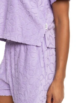 Roxy Getaway Time - Frottee-T-Shirt Für Frauen -Modereich Geschaft erjft04699 roxyw png0 frt3