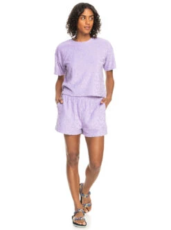 Roxy Getaway Time - Frottee-T-Shirt Für Frauen -Modereich Geschaft erjft04699 roxyw png0 frt9