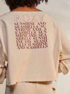 Roxy Next Set - Slouchy-Sweatshirt Für Frauen -Modereich Geschaft erjft04701 roxym teh0 frt3