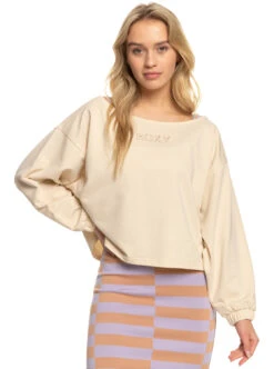Roxy Next Set - Slouchy-Sweatshirt Für Frauen -Modereich Geschaft erjft04701 roxyw teh0 frt1