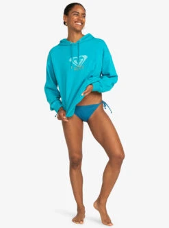 Roxy Life Warm Blue Hug - Übergroßer Kapuzenpulli Für Frauen -Modereich Geschaft erjft04727 roxyw bse0 frt9