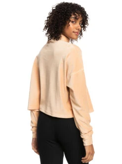 Roxy Area Code - Fleecejacke Mit Stehkragen Für Frauen -Modereich Geschaft erjft04735 roxyw clp0 bck1