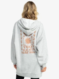 Roxy Backyard Party A - Kapuzenpulli Mit Reißverschluss Für Frauen -Modereich Geschaft erjft04750 roxyw sgrh bck1