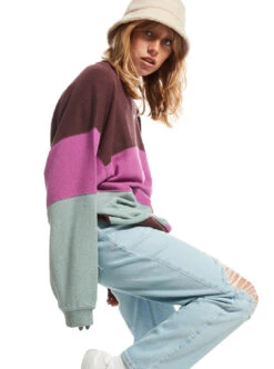Roxy Happy Daize - Sweatshirt Für Frauen -Modereich Geschaft erjft04752 roxym rsy0 frt2