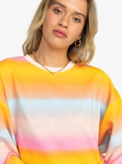 Roxy Brilliant Sky - Sweatshirt Für Frauen -Modereich Geschaft erjft04760 roxyw mfr6 frt3