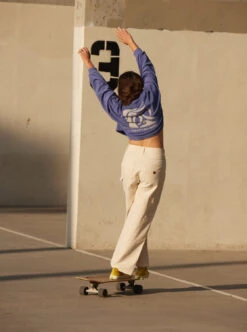 Roxy X Grl Swirl Cropped - Sweatshirt Für Frauen -Modereich Geschaft erjft04778 roxyl bmy0 frt10