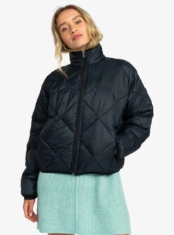 Roxy Wind Swept - Leichte, Wattierte, Verpackbare Jacke Für Frauen -Modereich Geschaft erjjk03557 roxyw kvj0 frt3