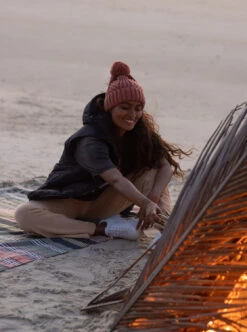 Roxy Bright Side - Länger Geschnittene Steppjacke Mit Kapuze Für Frauen -Modereich Geschaft erjjk03566 roxyl kvj0 frt10