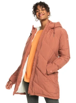 Roxy Better Weather - Länger Geschnittene Steppjacke Mit Kapuze Für Frauen 19 Roxy Better Weather - Länger Geschnittene Steppjacke Mit Kapuze Für Frauen -Modereich Geschaft erjjk03567 roxyw mms0 frt1