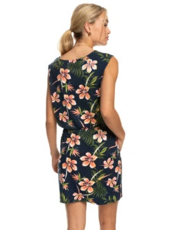 Roxy Surfs Up Printed - Jersey-Kleid Für Frauen -Modereich Geschaft erjkd03422 roxyw bsp6 bck1