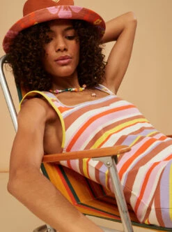 Roxy Surf.Kind.Kate. - Rippstrickkleid Für Frauen -Modereich Geschaft erjkd03428 roxym nle3 bck2