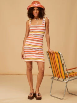 Roxy Surf.Kind.Kate. - Rippstrickkleid Für Frauen -Modereich Geschaft erjkd03428 roxym nle3 bck9