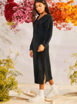 Roxy Winter Escape - Pulloverkleid Für Frauen -Modereich Geschaft erjkd03449 roxym kvj0 bck1