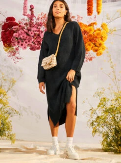 Roxy Winter Escape - Pulloverkleid Für Frauen -Modereich Geschaft erjkd03449 roxym kvj0 bck8