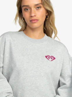Roxy Saturday Night - Sweatshirt-Kleid Für Frauen -Modereich Geschaft erjkd03463 roxyw sgrh frt3