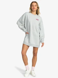 Roxy Saturday Night - Sweatshirt-Kleid Für Frauen -Modereich Geschaft erjkd03463 roxyw sgrh frt9