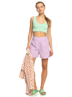 Roxy Time To Move - Rippstrick-Trägertop Für Frauen -Modereich Geschaft erjkt03966 roxyw ghy0 frt9